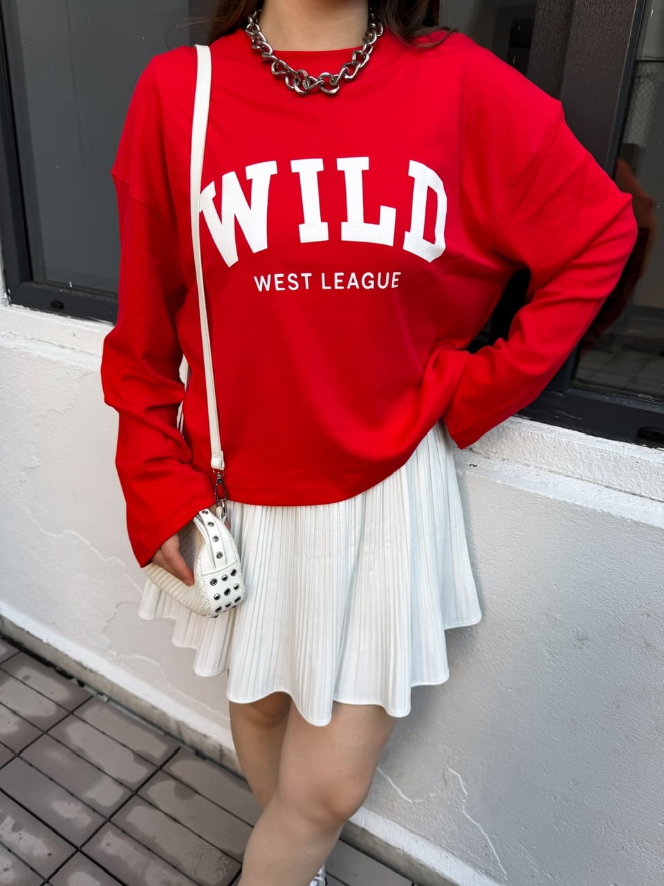  Kırmızı Wild West Modal Sweatshirt