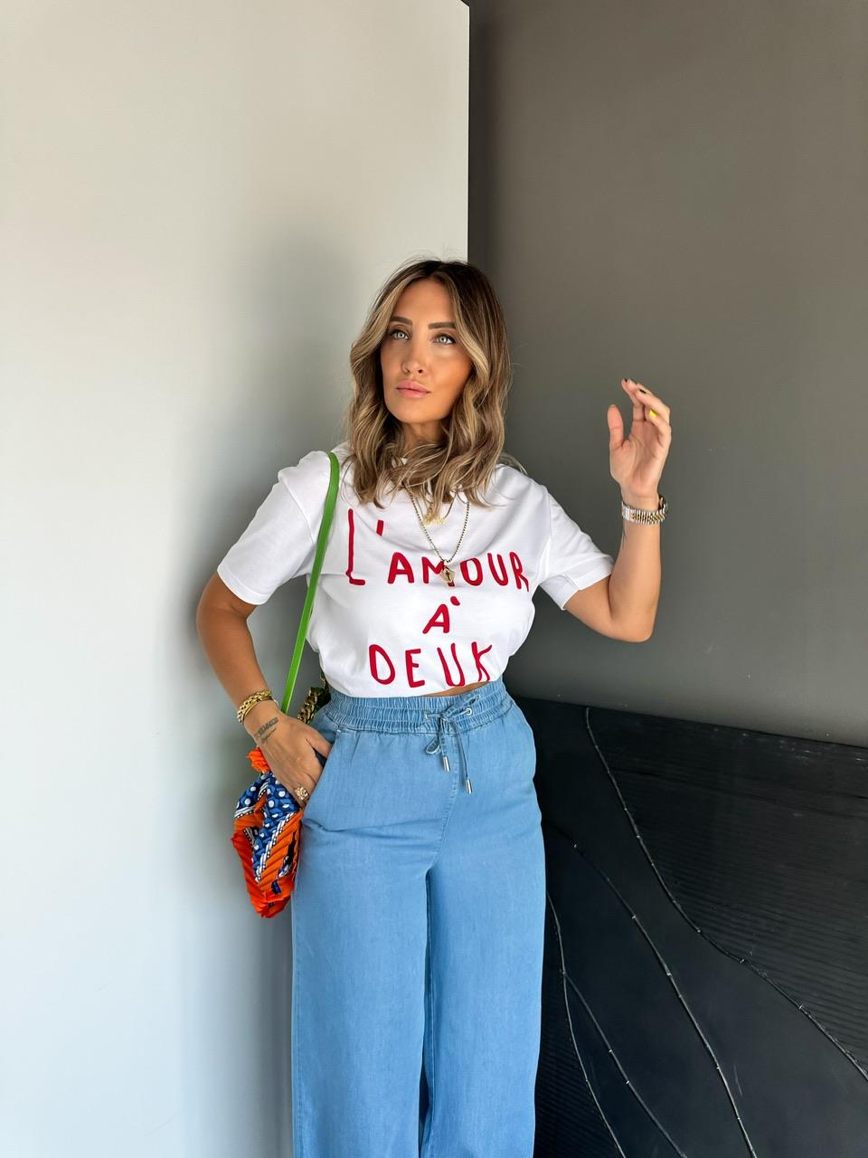 Amour Yazılı Orijinal Tshirt