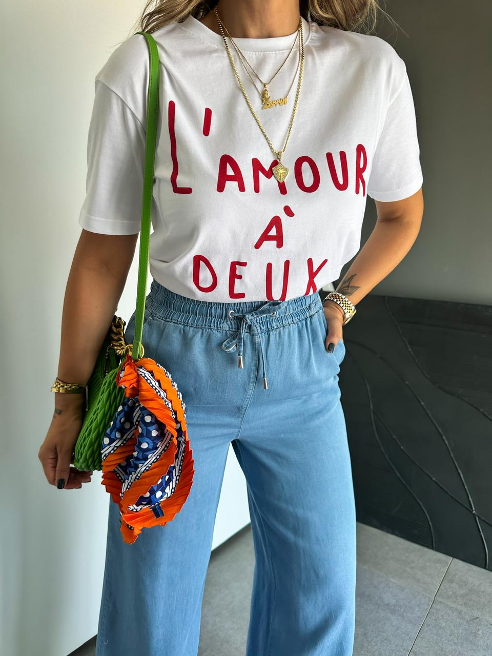 Amour Yazılı Orijinal Tshirt