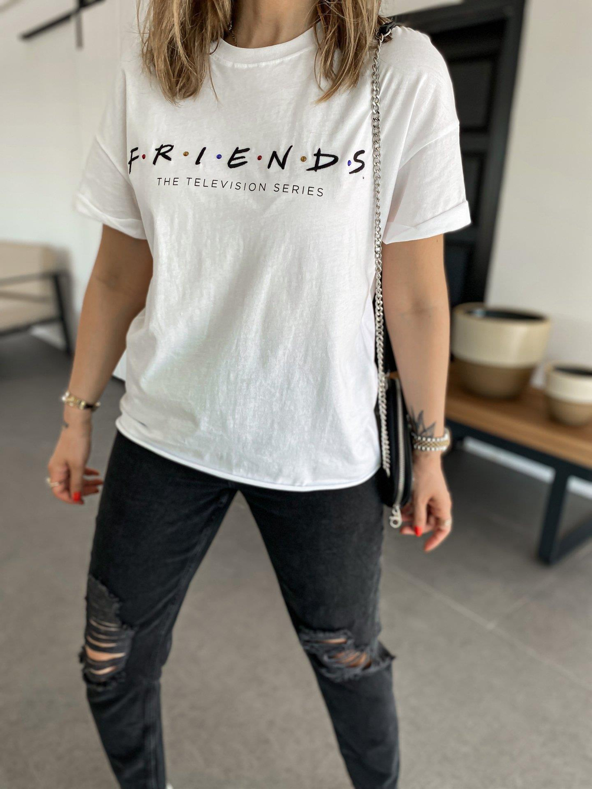 Beyaz Friends Tshirt