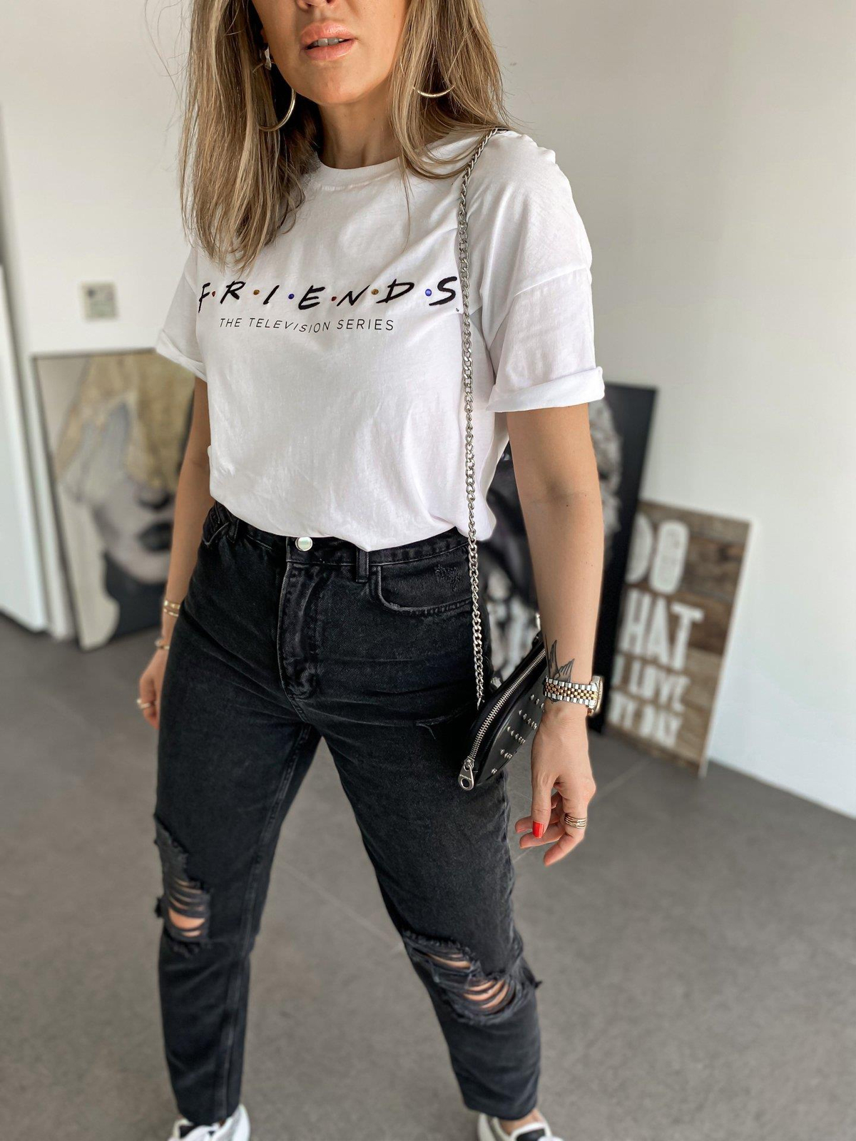 Beyaz Friends Tshirt