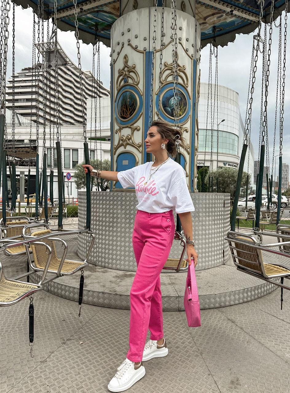 Beyaz Los Angeles Barbie Tshirt