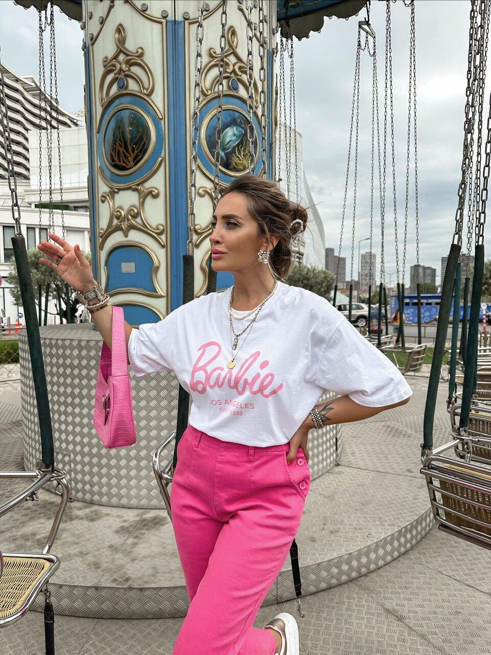 Beyaz Los Angeles Barbie Tshirt