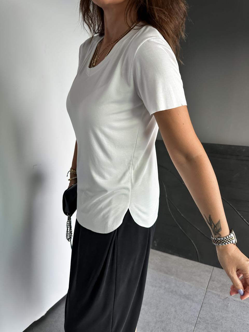 Beyaz Orijinal Pamuk Tshirt