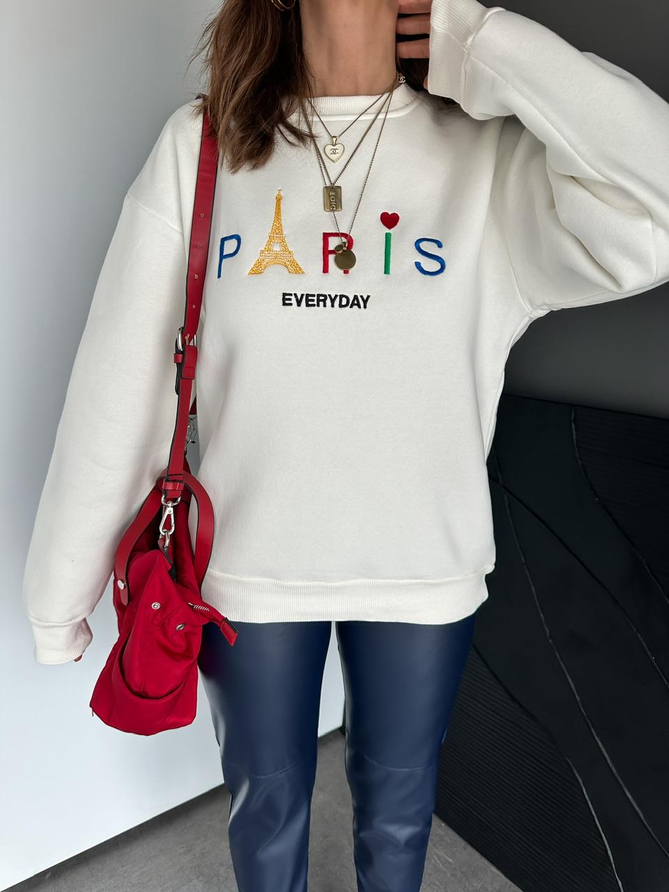 Beyaz Paris Sweatshirt