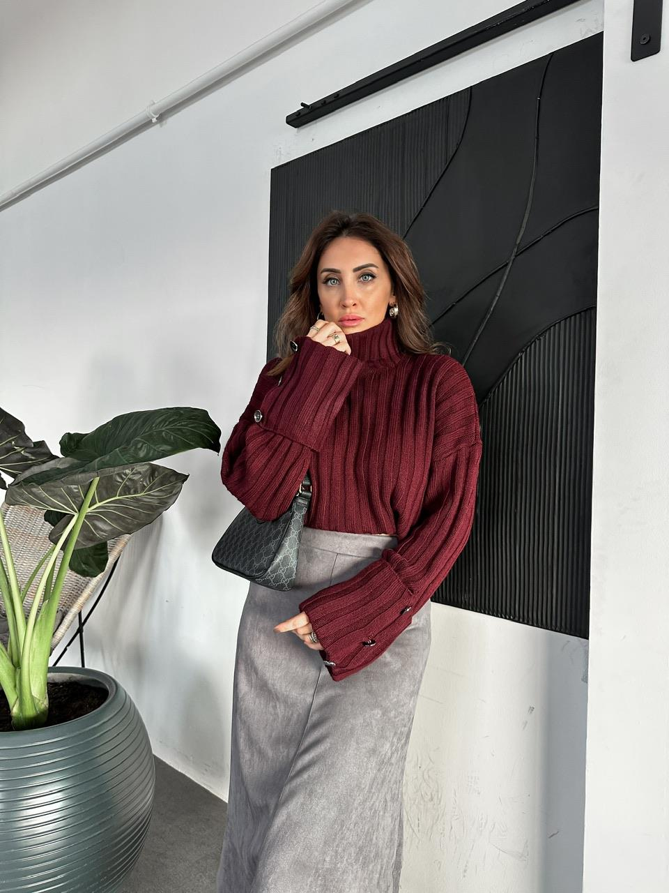 Bordo Double Kollu Kazak