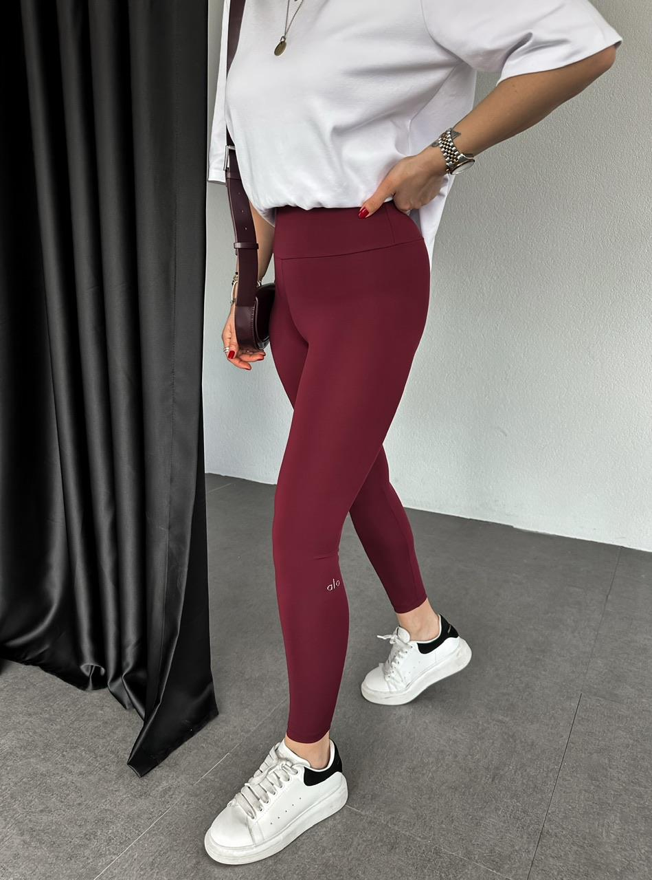 Bordo Likralı Premium Tayt