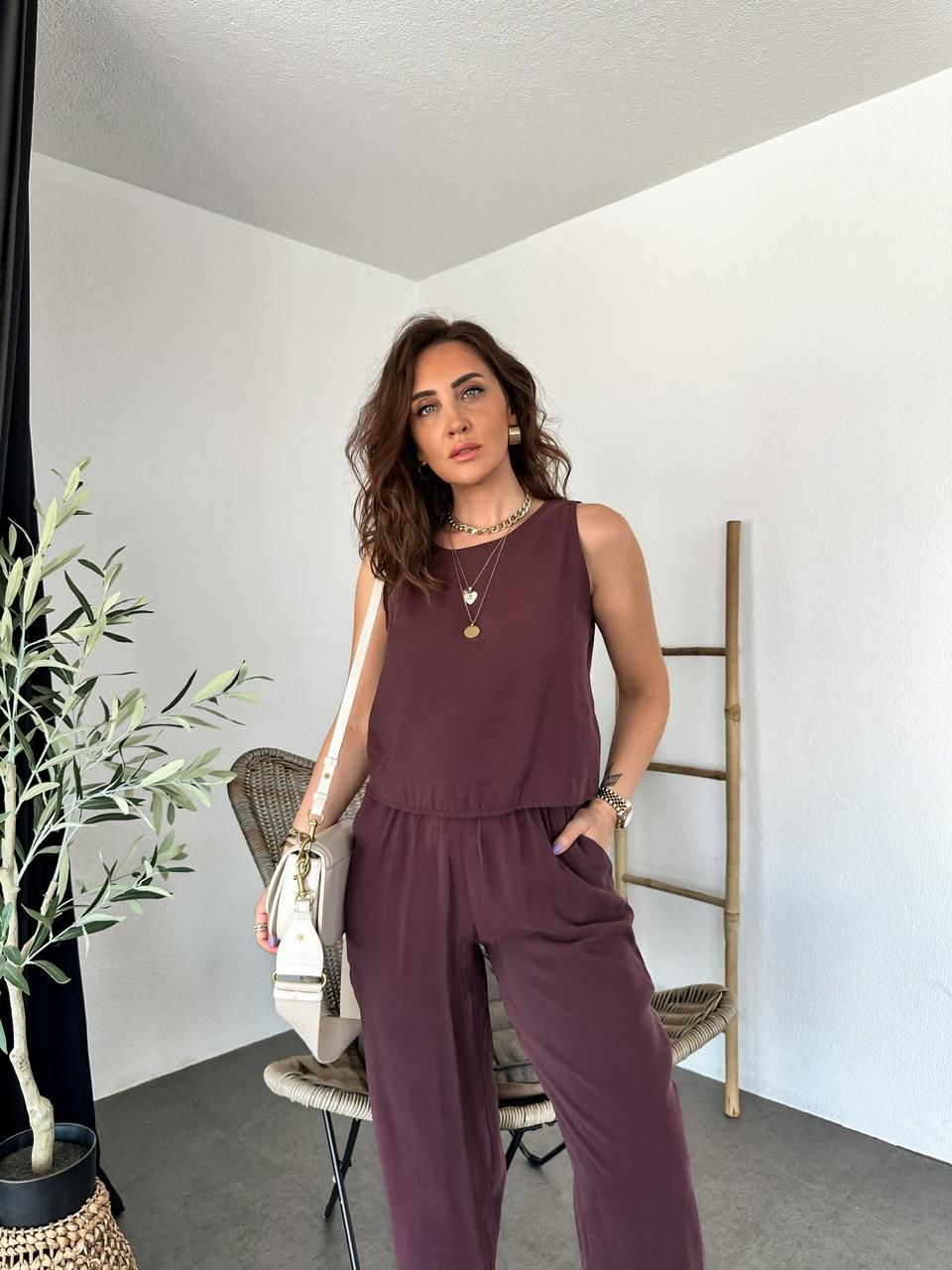 Bordo Sıfır Kol Soft Takım