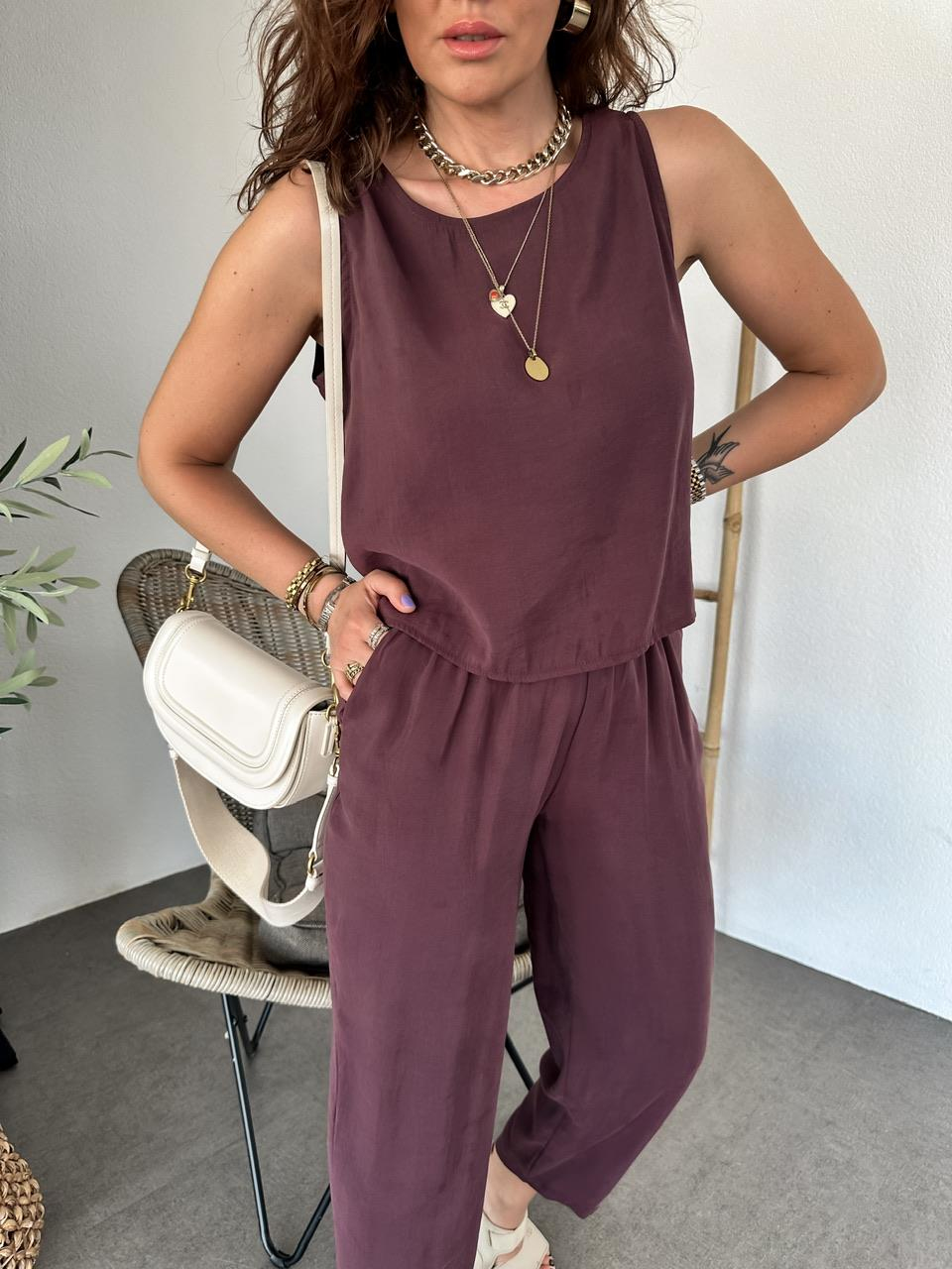 Bordo Sıfır Kol Soft Takım