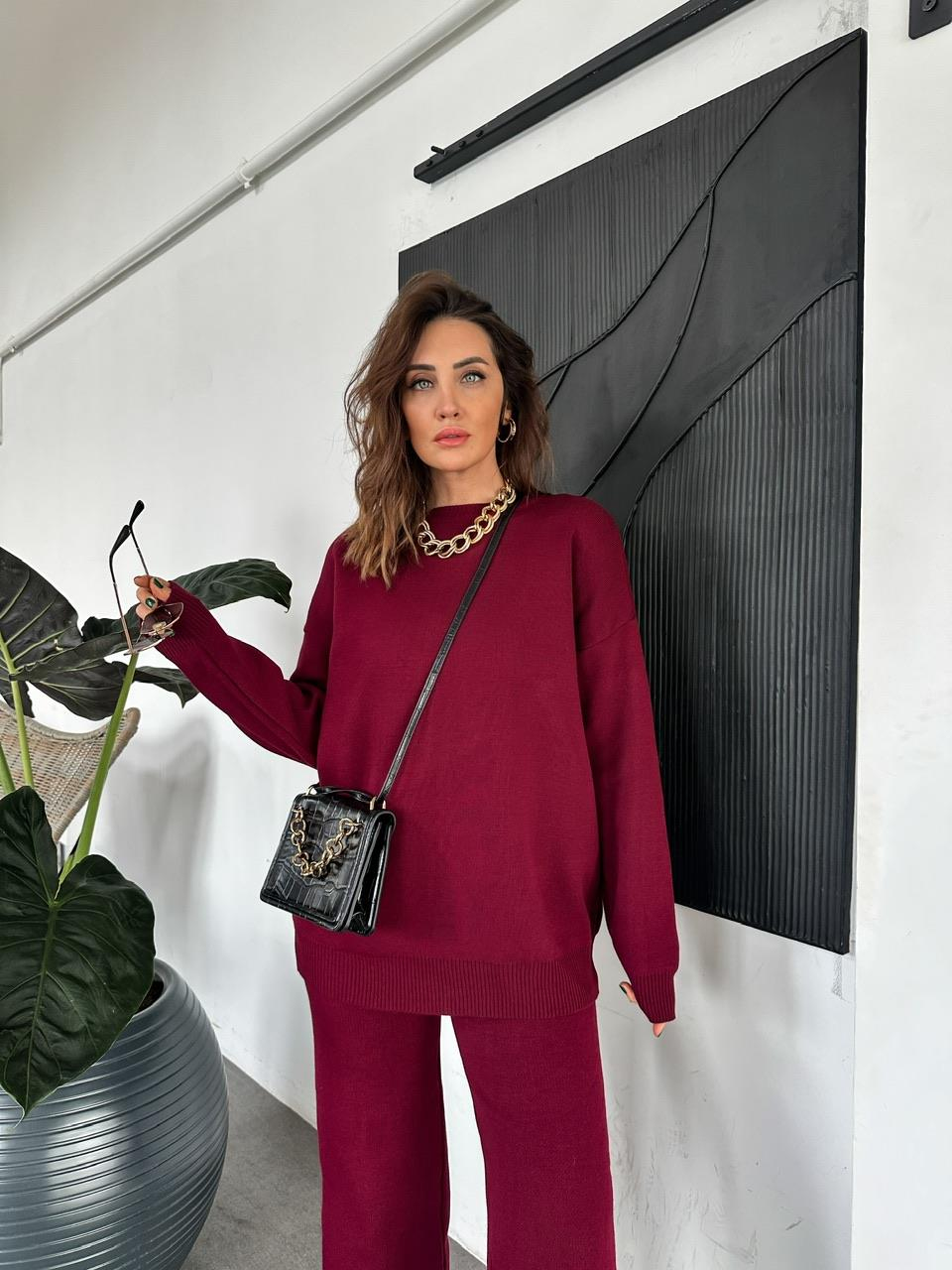 Bordo Triko Basic Takım