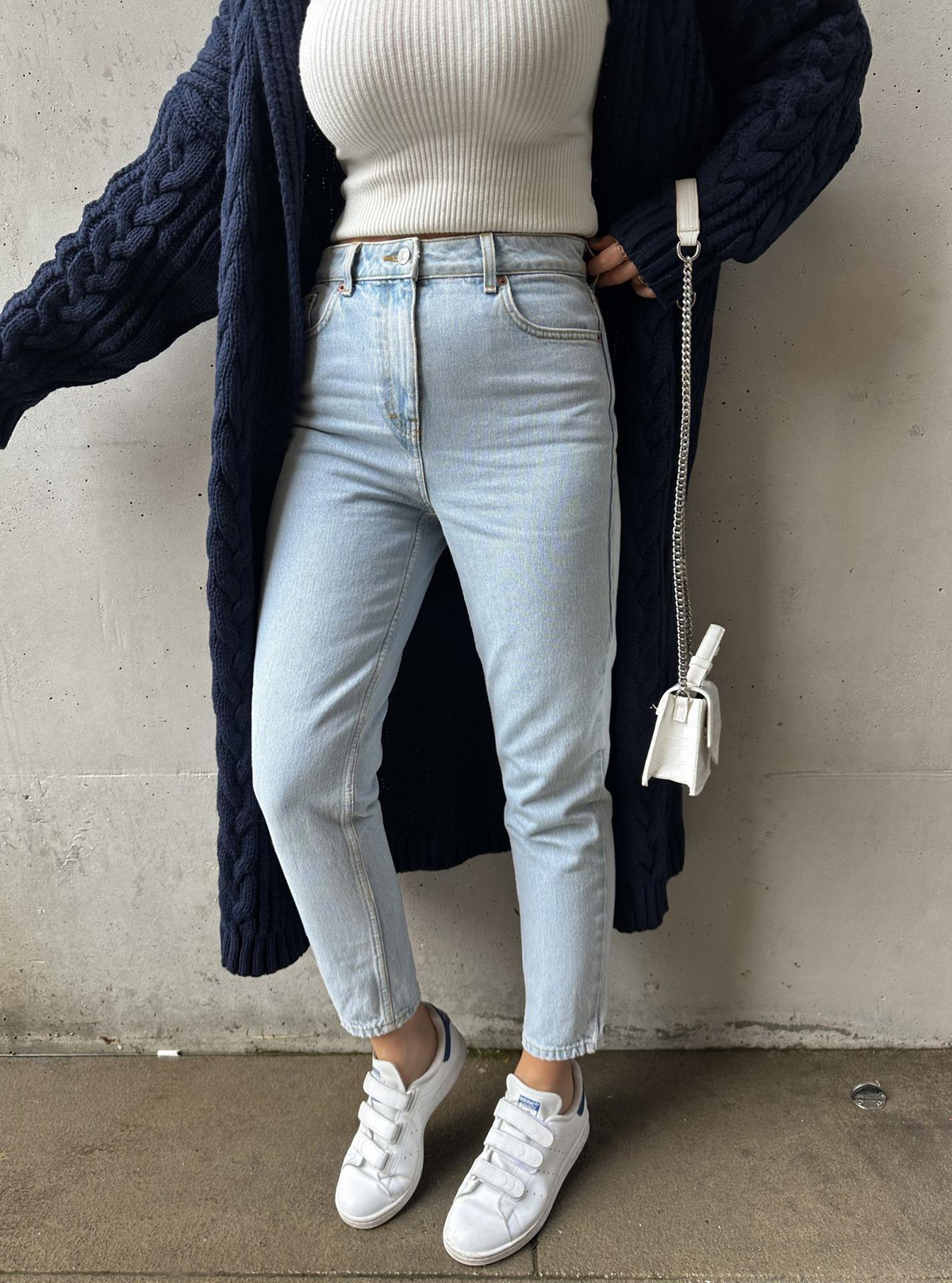 Buz Mavisi Mom Fit Jean