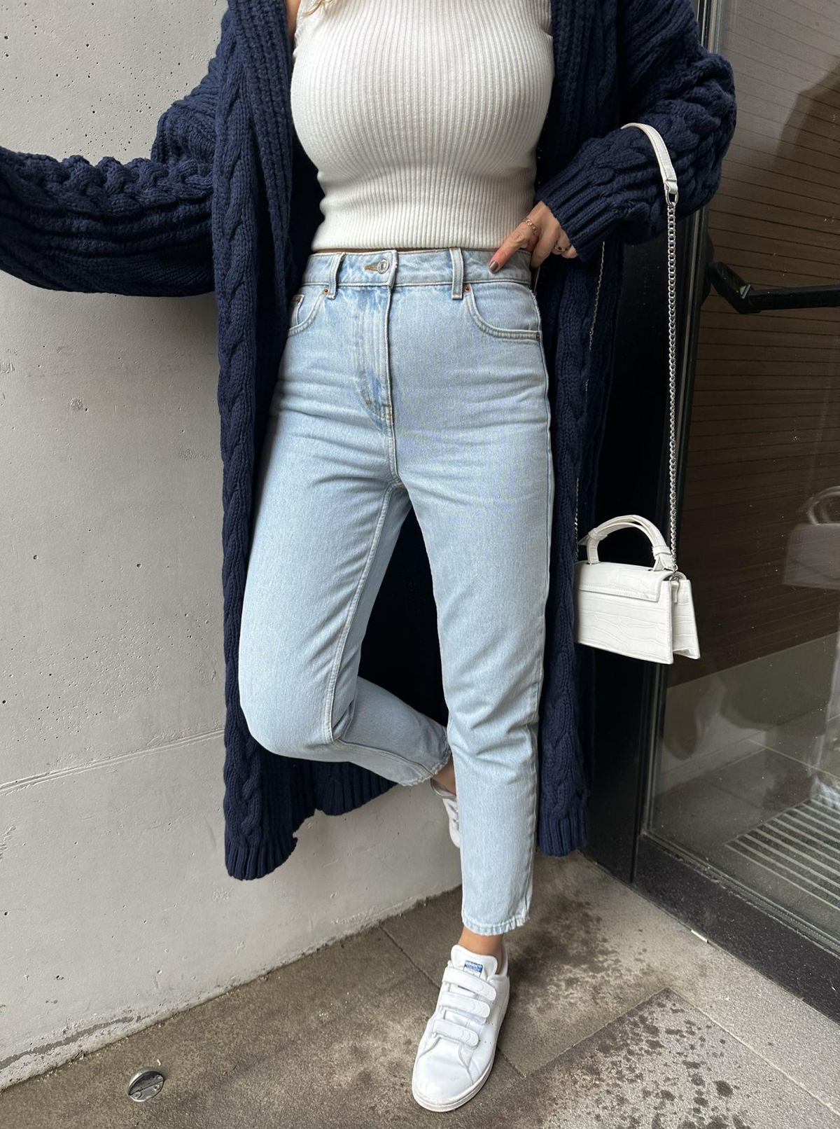 Buz Mavisi Mom Fit Jean