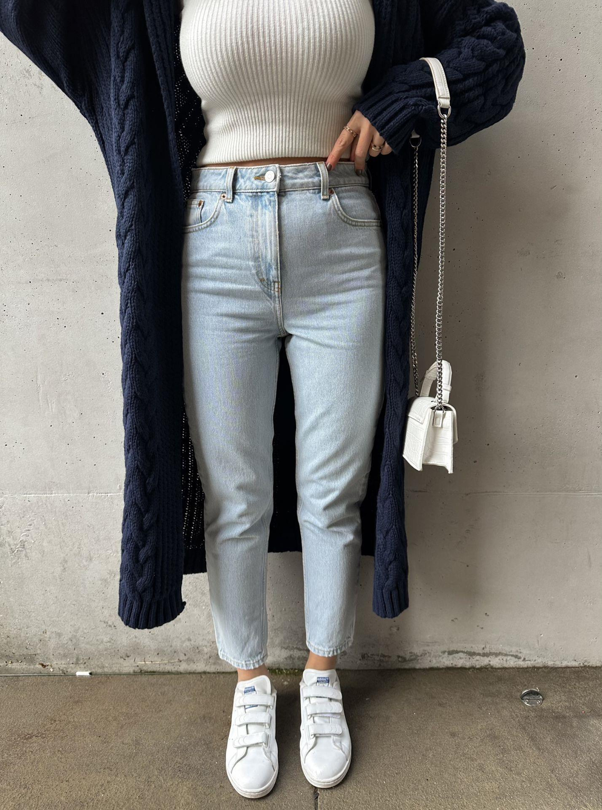 Buz Mavisi Mom Fit Jean