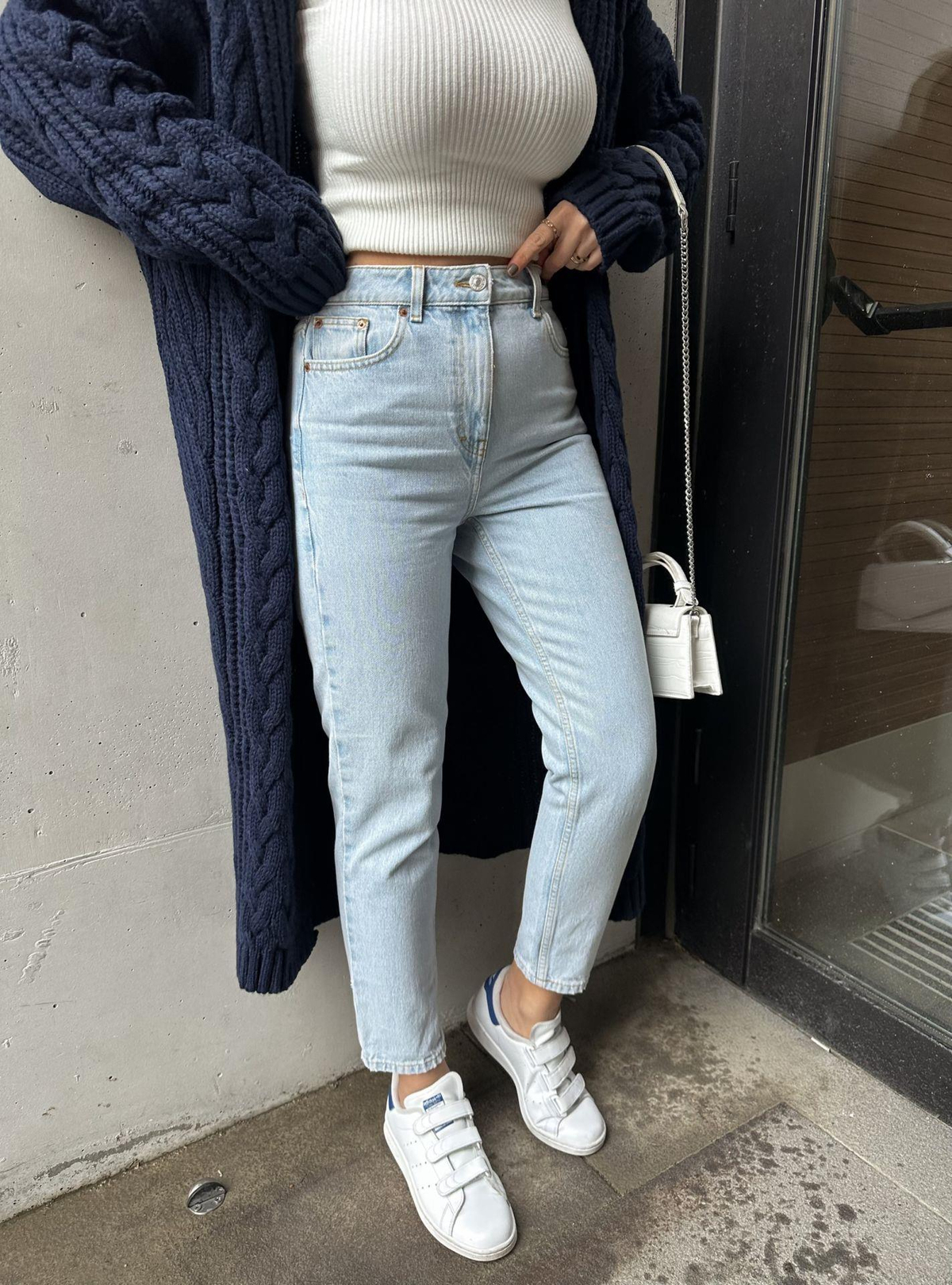 Buz Mavisi Mom Fit Jean