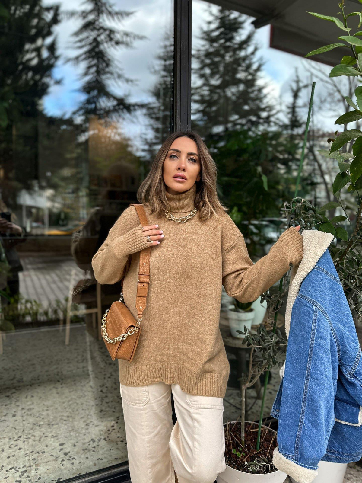 Camel Boğazlı Salaş Kazak