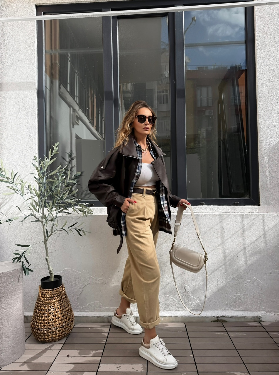 Camel Orijinal Marka Gabardin Pantolon