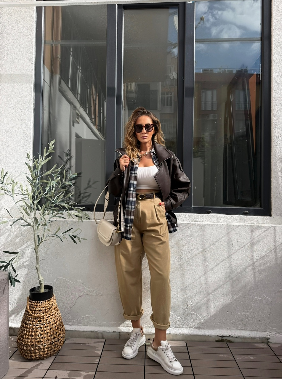 Camel Orijinal Marka Gabardin Pantolon