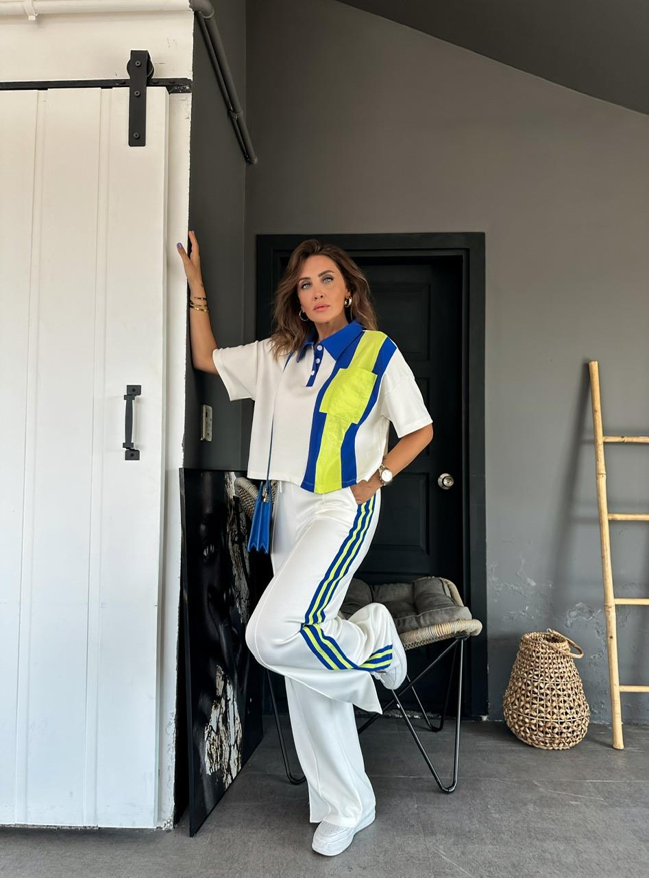 Ekru Paraşüt Parçalı Cotton Takım