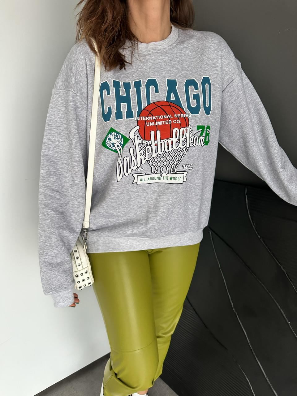 Gri Chicago Sweatshirt
