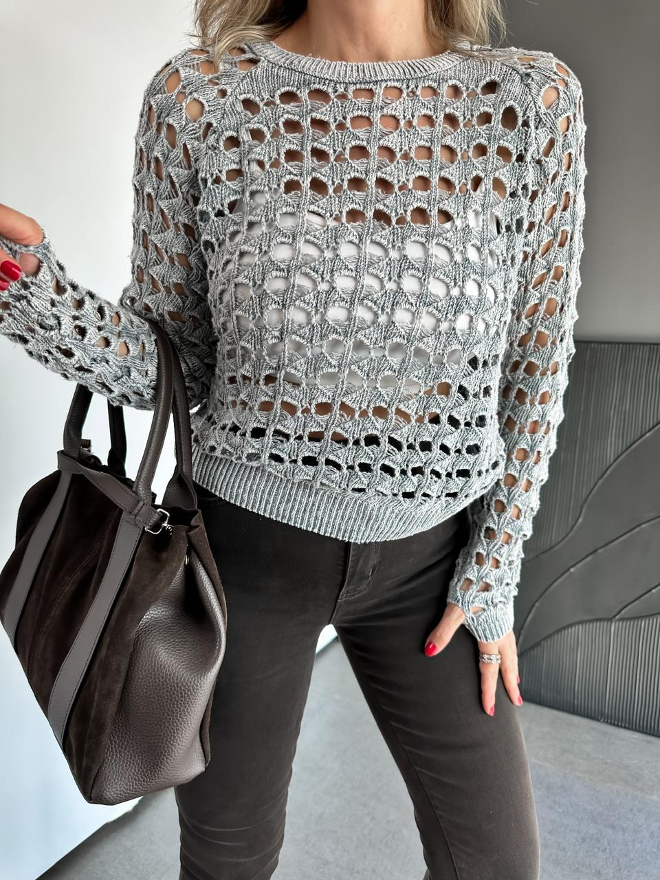 Gri Yıkamalı Marka Model Triko
