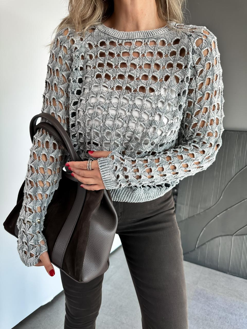 Gri Yıkamalı Marka Model Triko