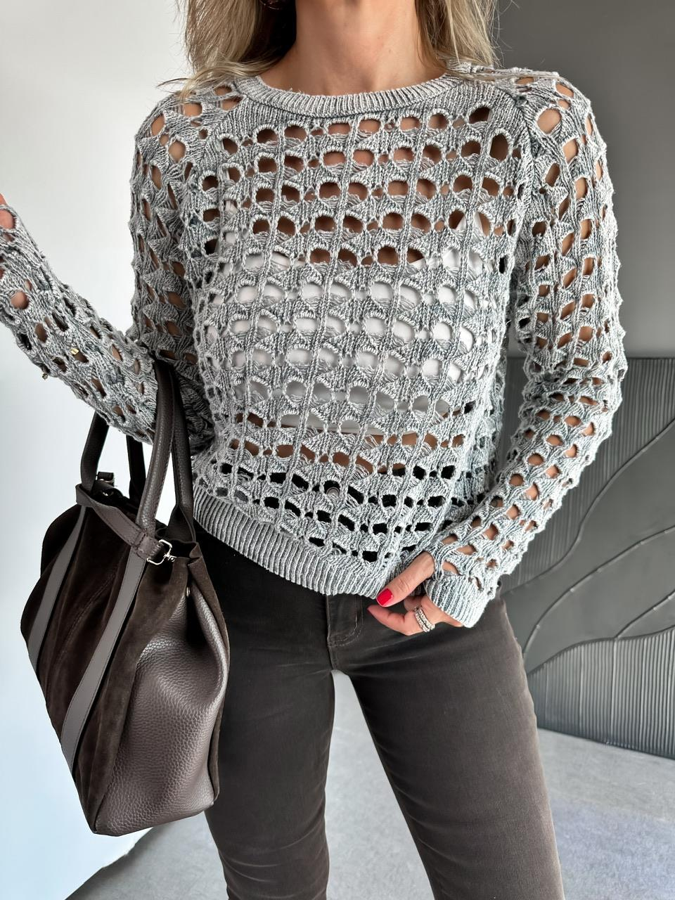 Gri Yıkamalı Marka Model Triko
