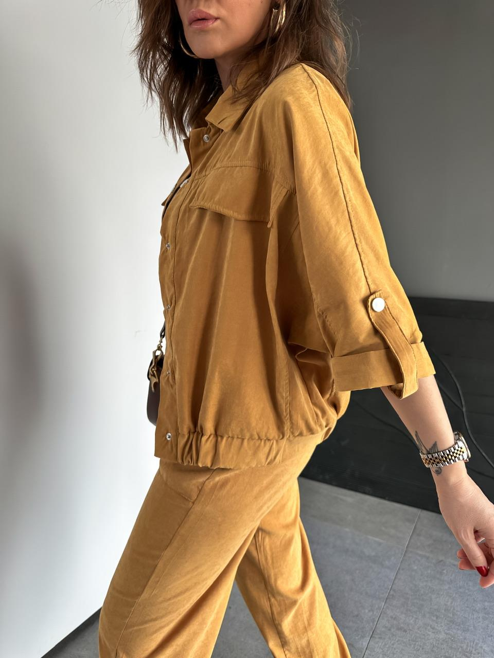 Hardal Çıtçıtlı Ceketli Spor Takım