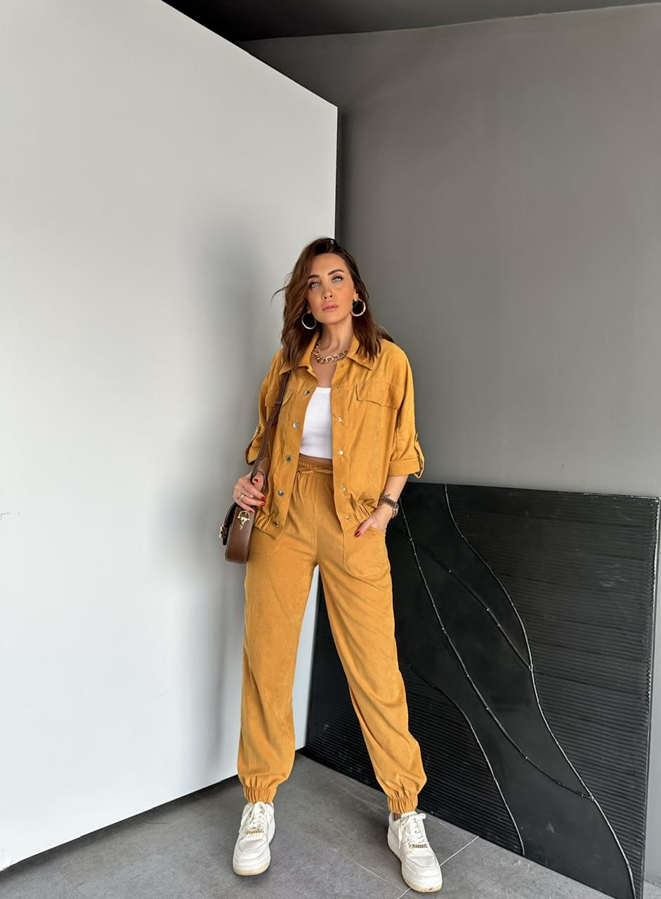 Hardal Çıtçıtlı Ceketli Spor Takım