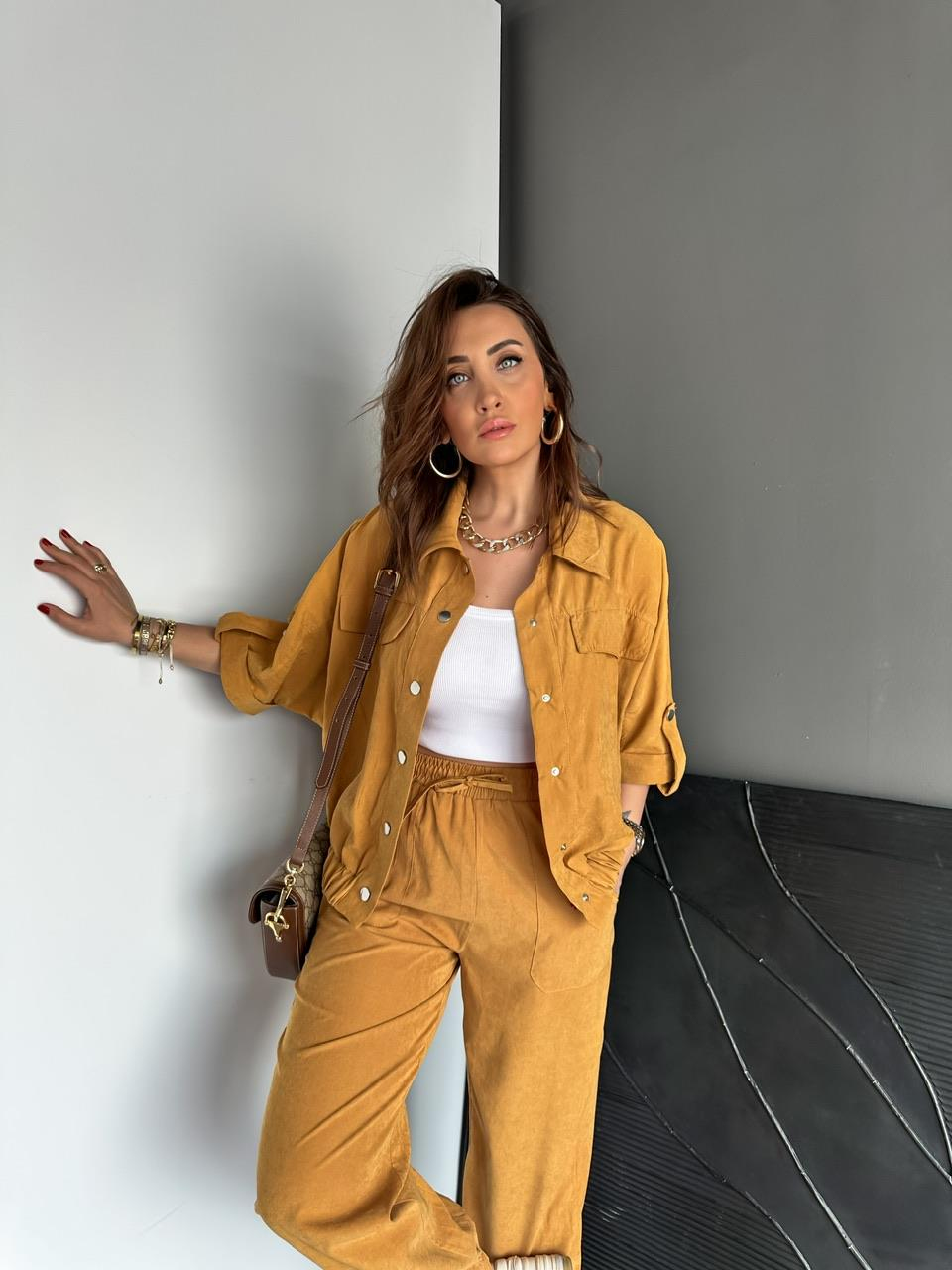 Hardal Çıtçıtlı Ceketli Spor Takım