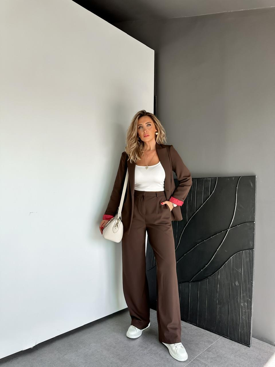Kahve Bordo Astarlı Premium Takım