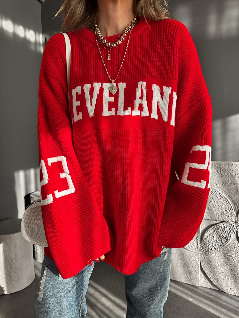 Kırmızı Cleveland Salaş Kazak