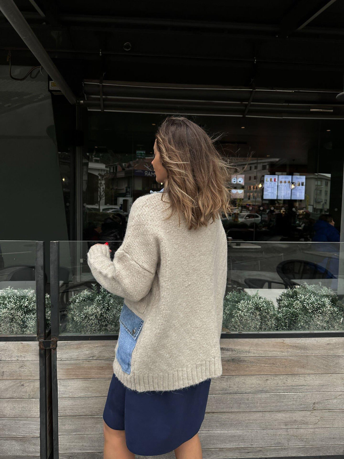 Kot Detaylı Cepli Hırka