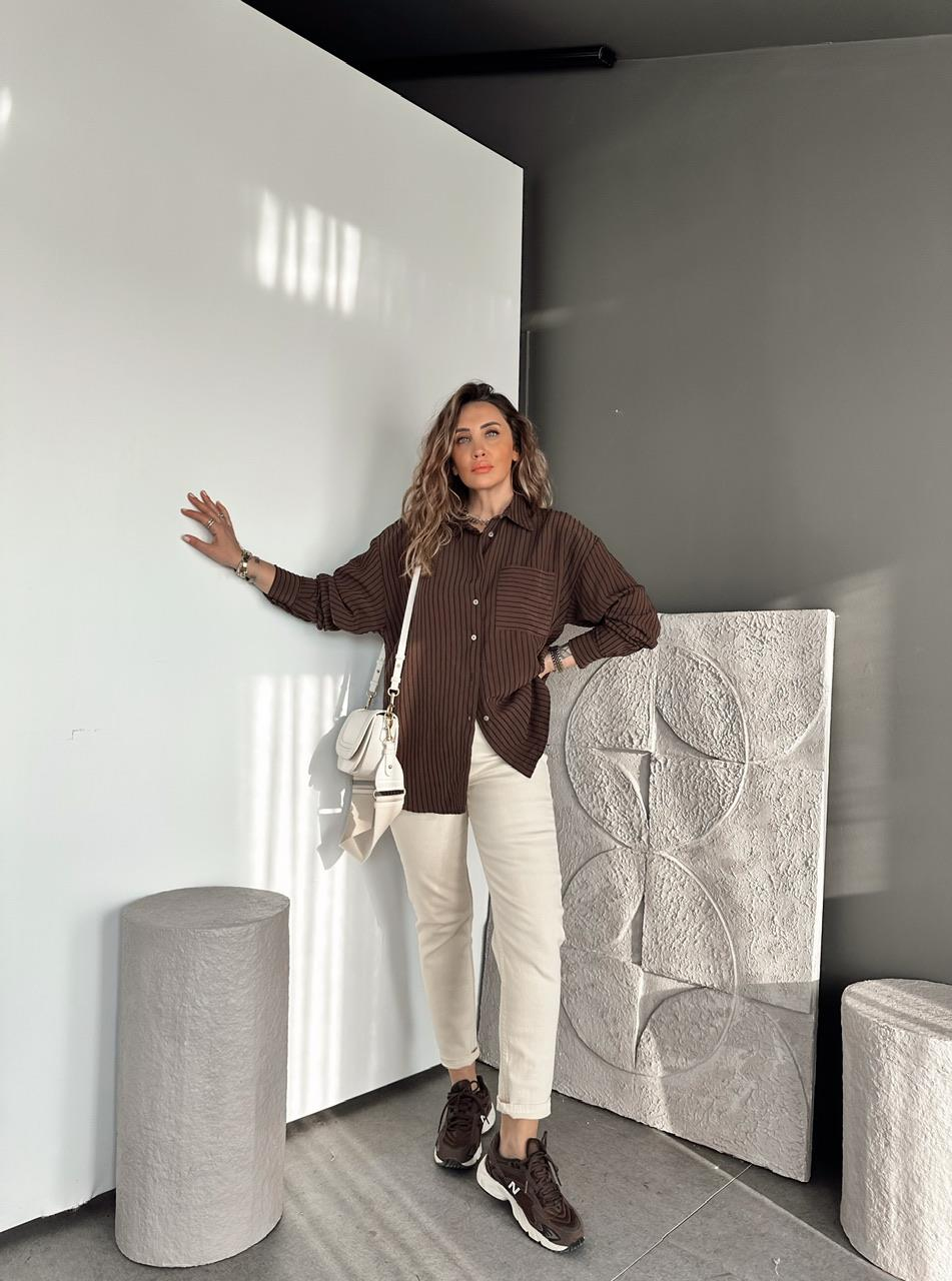 Krem Beli İpli Orijinal Jean