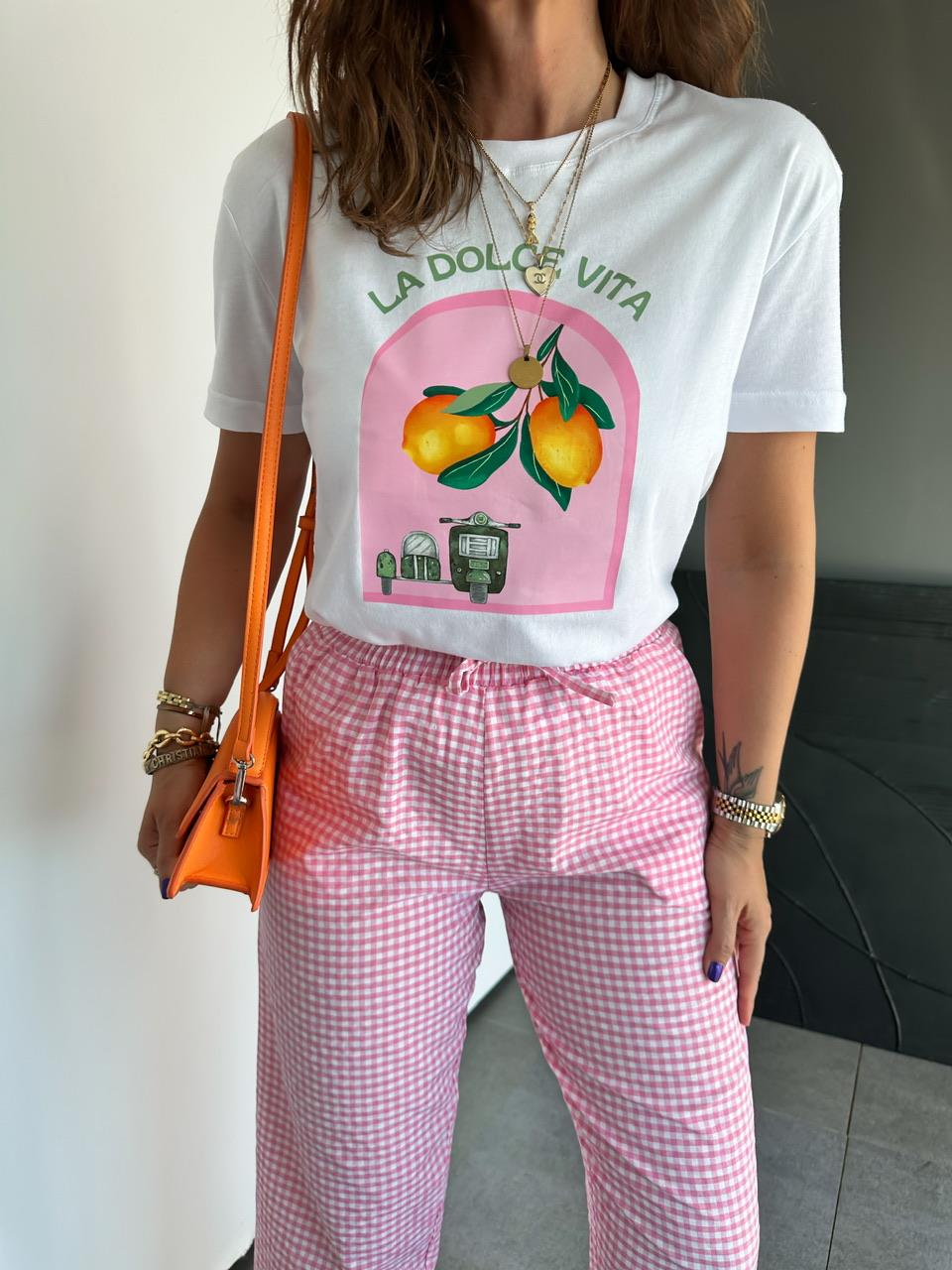La Dolce Vita Limonlu Tshirt