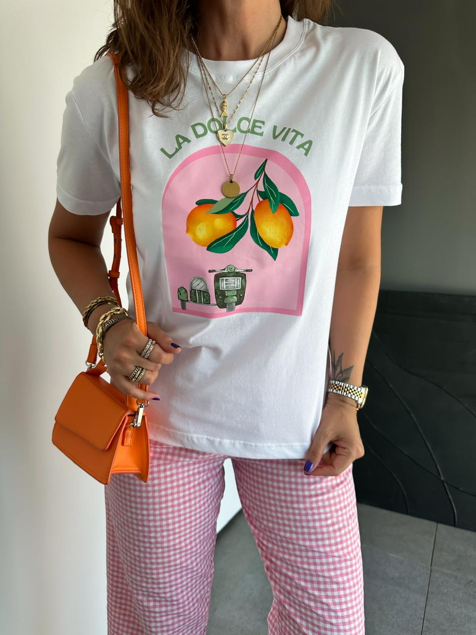 La Dolce Vita Limonlu Tshirt