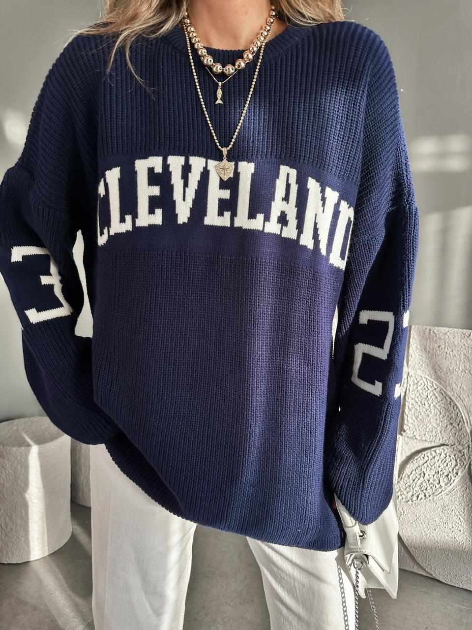 Lacivert Cleveland Salaş Kazak