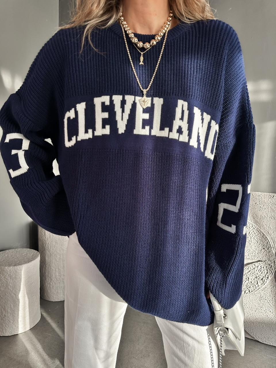 Lacivert Cleveland Salaş Kazak