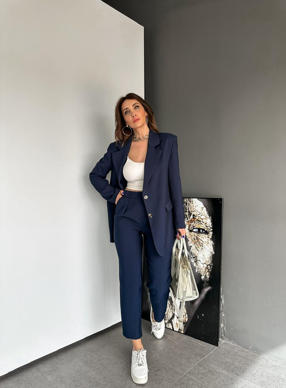 Lacivert Cotton Premium Takım