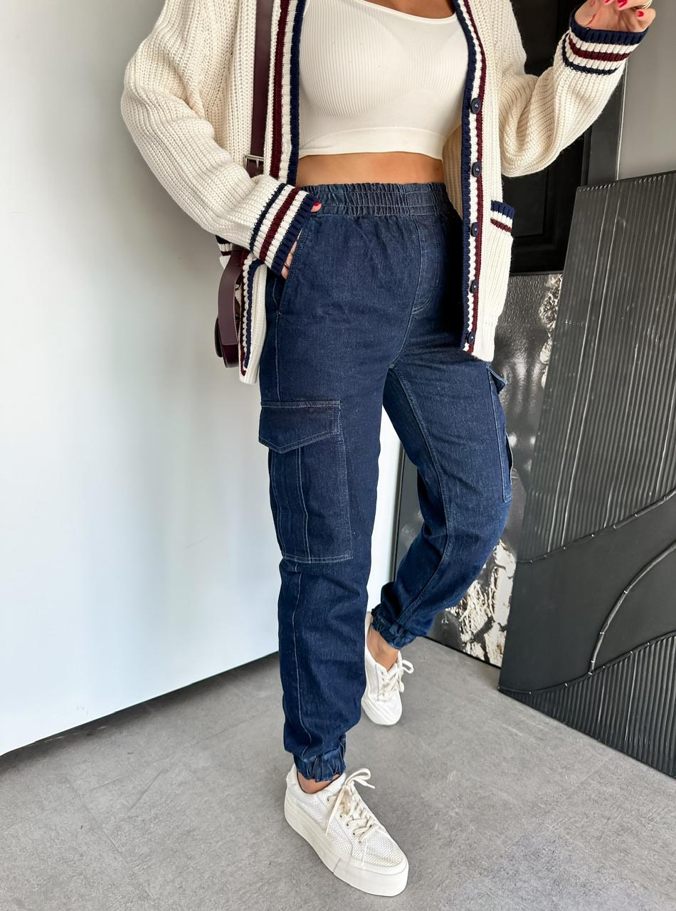 Lacivert Kargo Cepli Marka Model Jean