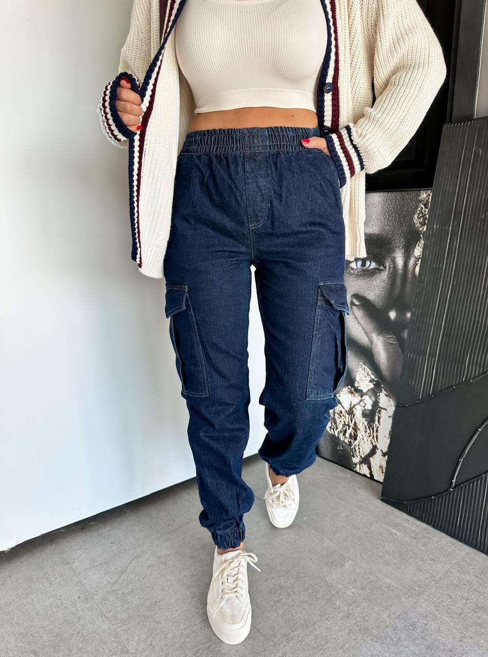 Lacivert Kargo Cepli Marka Model Jean