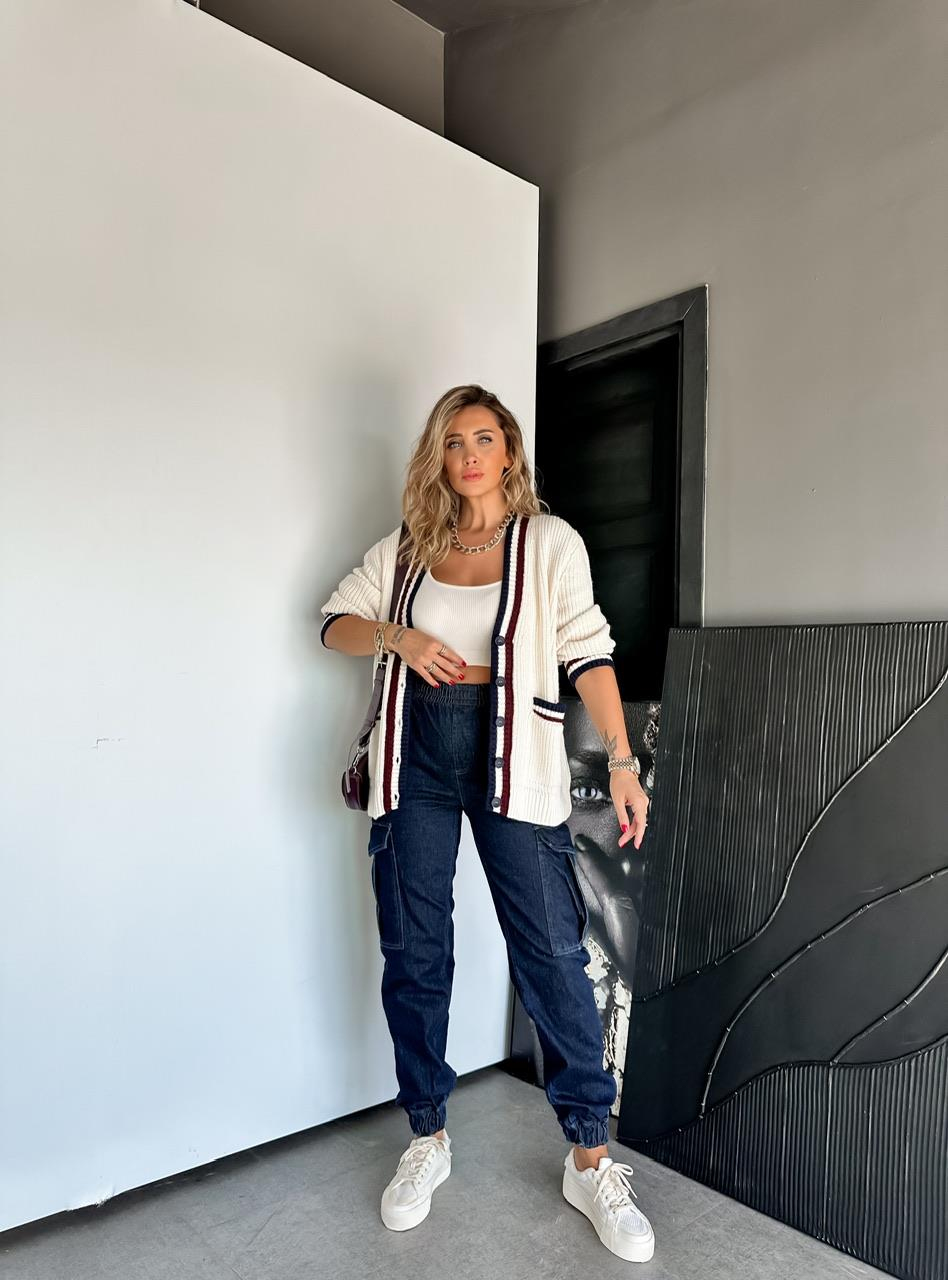 Lacivert Kargo Cepli Marka Model Jean