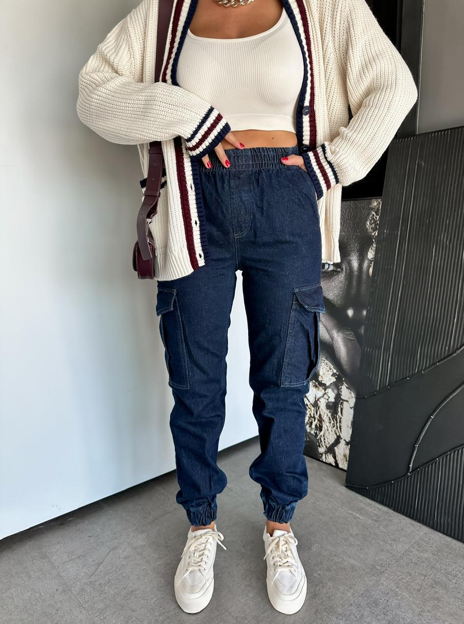 Lacivert Kargo Cepli Marka Model Jean