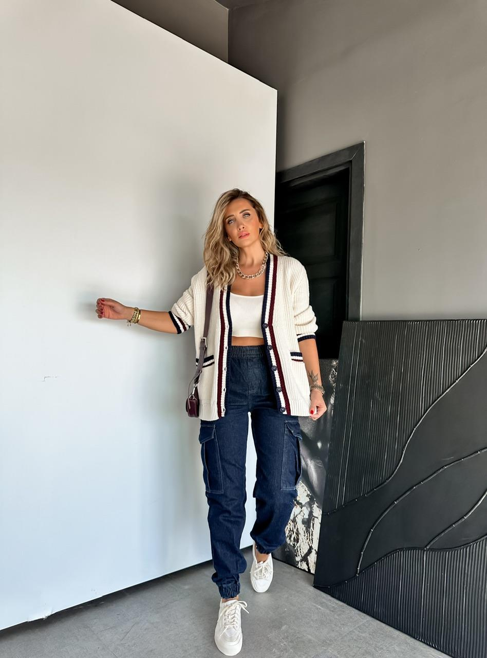 Lacivert Kargo Cepli Marka Model Jean