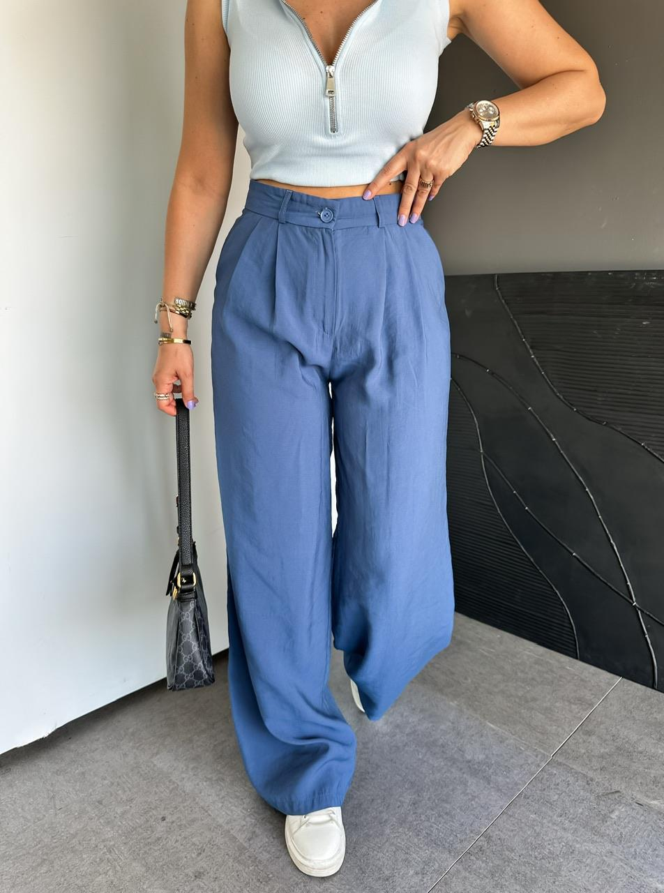 Lacivert Marka Model Bol Pantolon