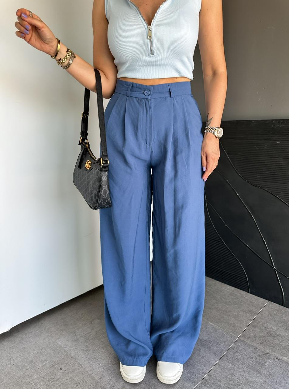 Lacivert Marka Model Bol Pantolon