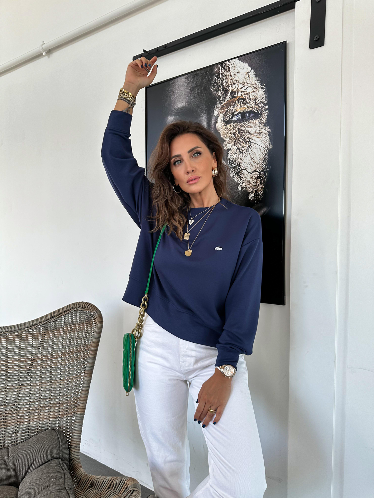 Lacivert Modal Premium Sweatshirt