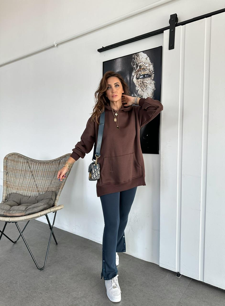 Lacivert Paçası Çıtçıtlı Orijinal Pantolon