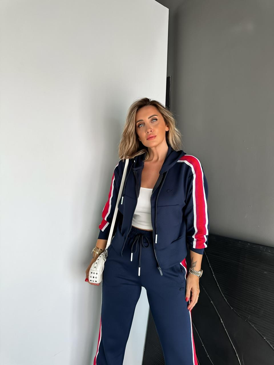 Lacivert Şeritli Marka Model Takım