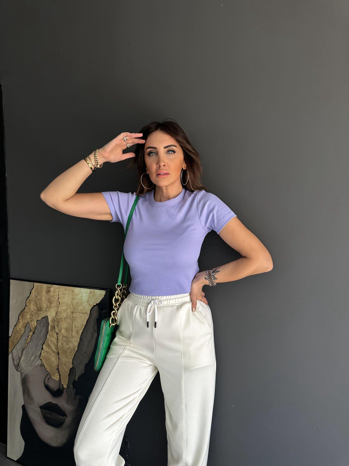 Lila Fitilli Organic Cotton Tshirt