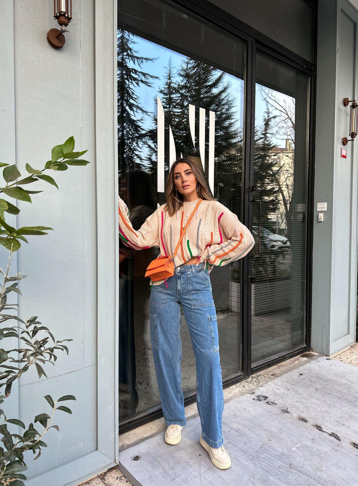 Mavi Cepli Kargo Jean